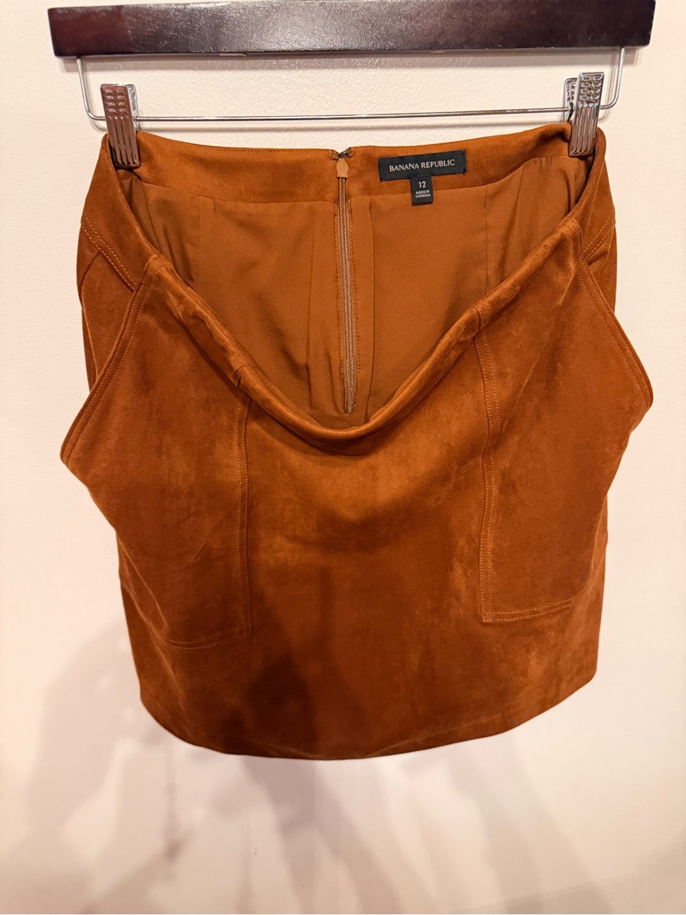 Banana Republic Vegan Suede Mini Skirt